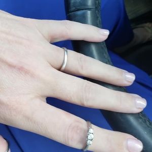 1/8 diamond sterling silver